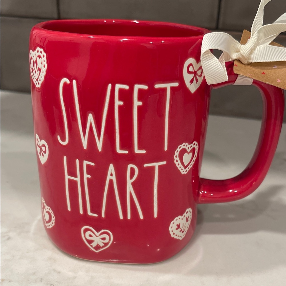 Rae Dunn Red Valentines Sweetheart Mug NWT
